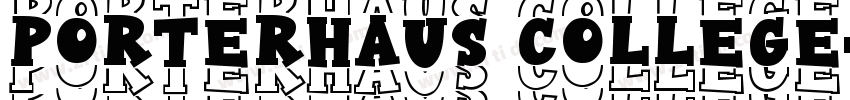 Porterhaus College字体转换